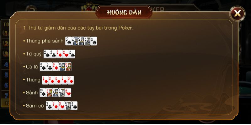 Game Poker đổi thưởng online hiểu như thế nào?