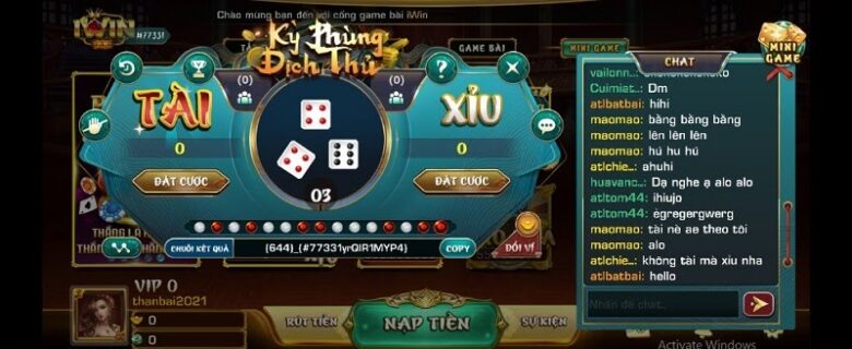 Sân chơi tài xỉu được thành viên iWin đón nhận nhiệt tình